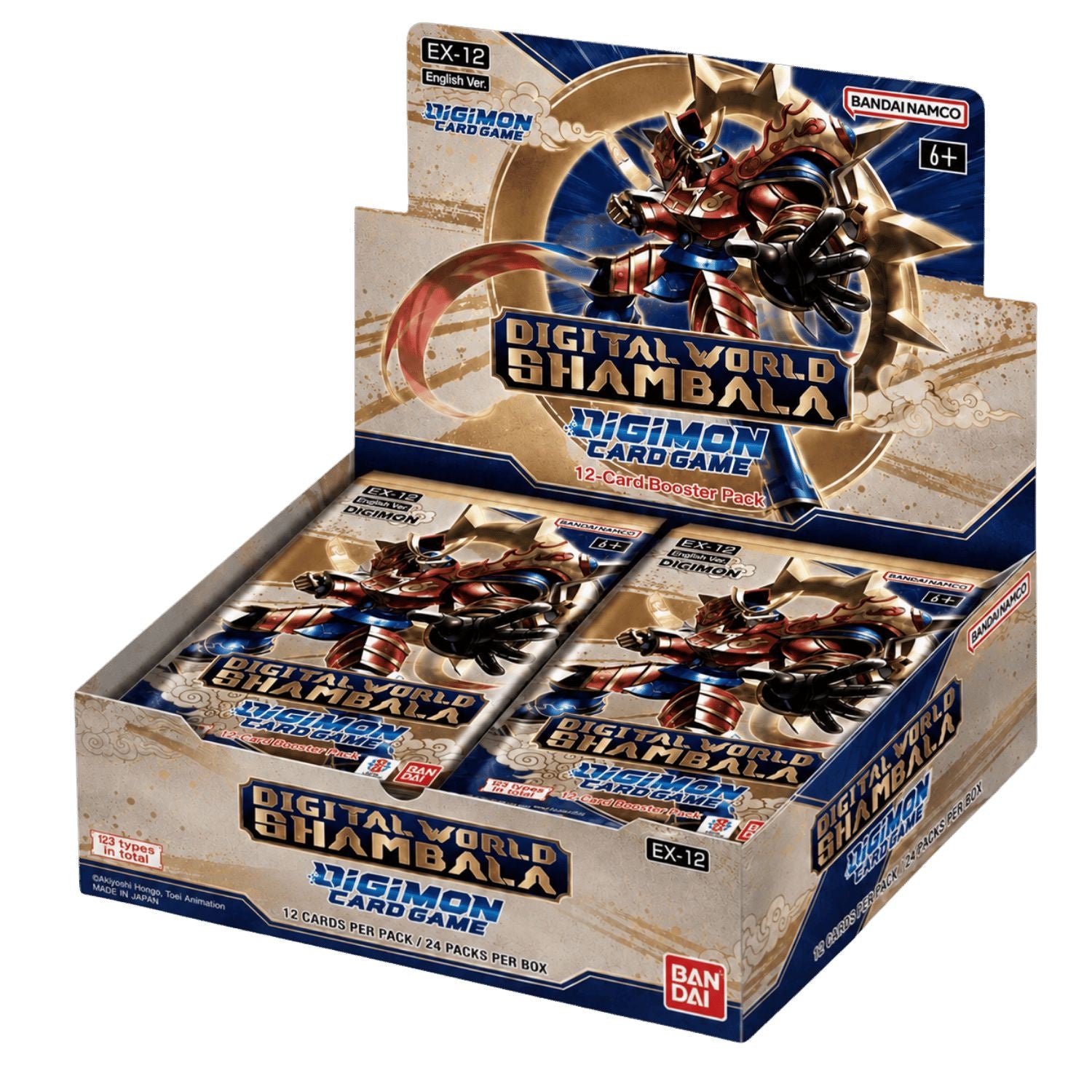 Digimon Card Game: Digital World Shambala Booster Box (EX-12)、Bandai、kayou
