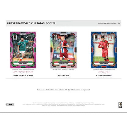 2026 Panini Prizm FIFA World Cup Soccer Blaster Box (Yellow, Purple, Blue & White Prizms!)