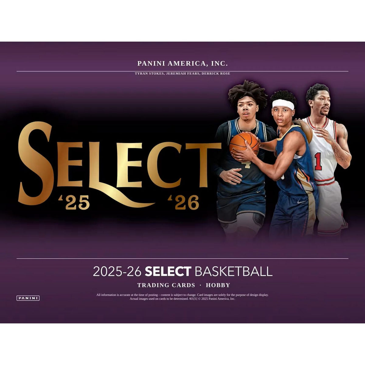 2025-26 Panini Select Basketball Hobby Box