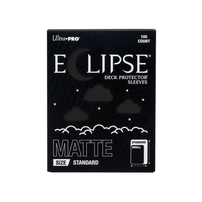 Ultra Pro: Eclipse Standard-Size Matte Sleeves 105ct (Jet Black)