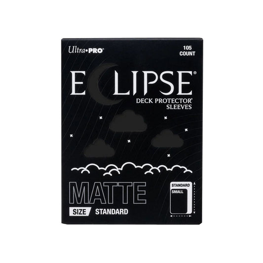 Ultra Pro: Eclipse Standard-Size Matte Sleeves 105ct (Jet Black)