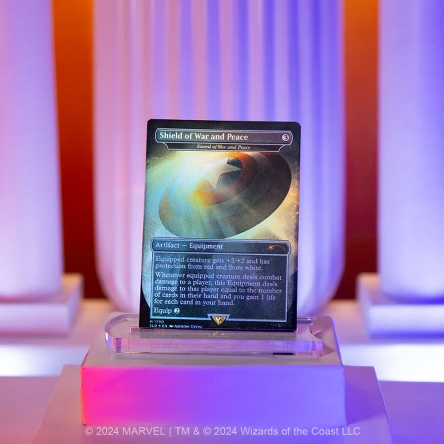 Magic the Gathering: Marvel Captain America Secret Lair Drop Series Rainbow Foil Edition