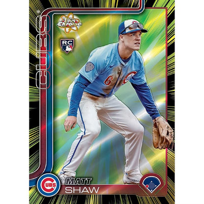 2025 Topps Chrome Update Baseball Fanatics Exclusive Mega Box