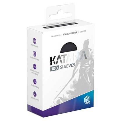 Ultimate Guard: Katana Standard-Sized Sleeves 100ct (Obsidian Shard)