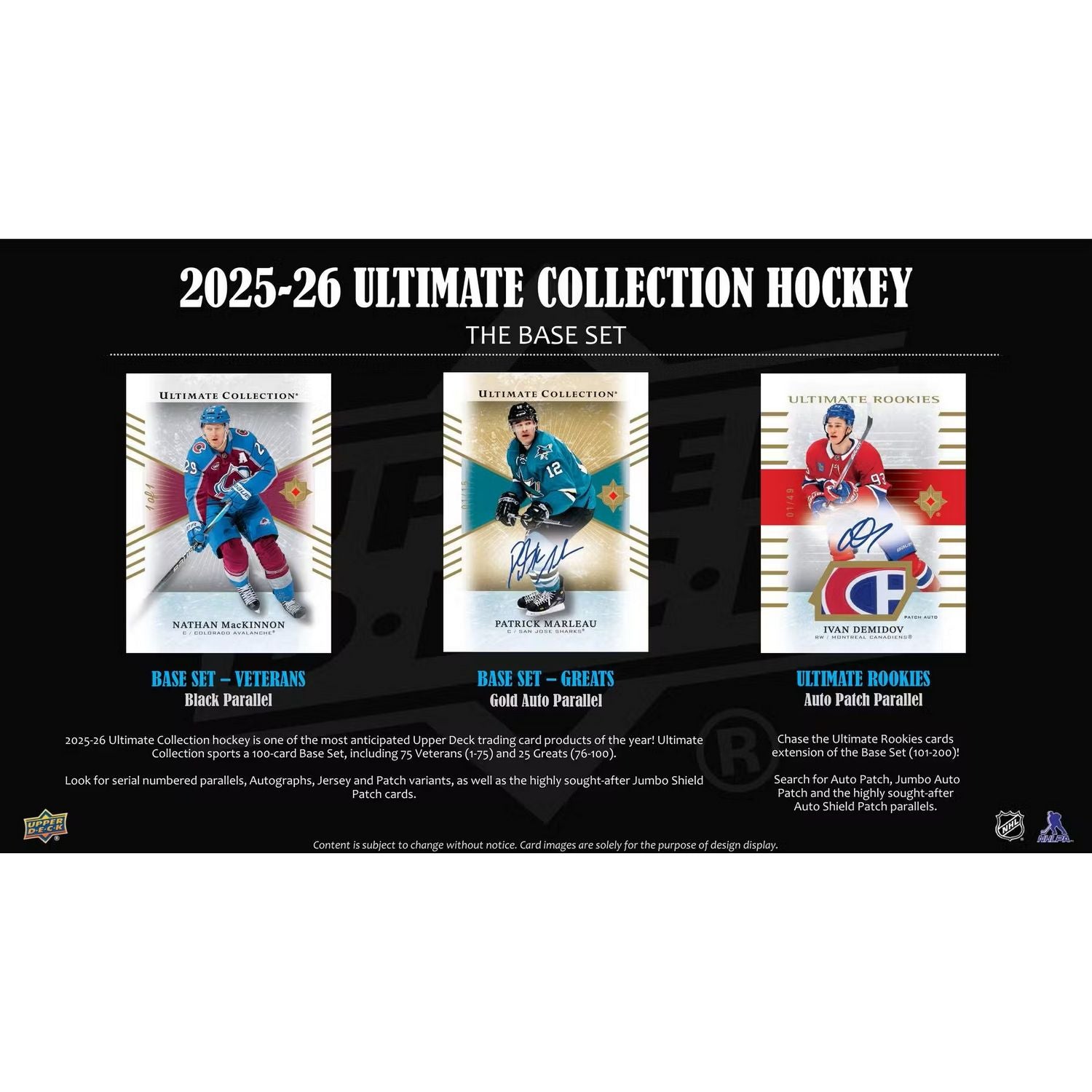 2025-26 Upper Deck Ultimate Collection Hockey Hobby Box *Contact Us To Order*、Upper Deck、kayou