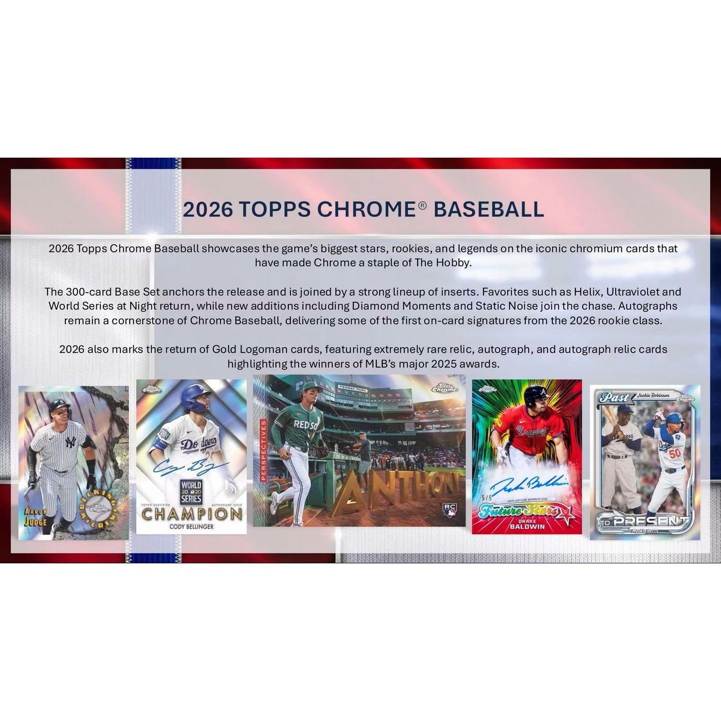 2026 Topps Chrome Baseball Mega Box