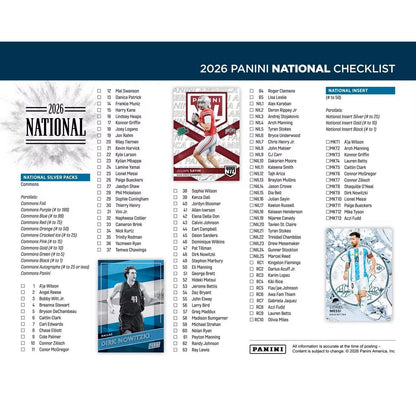 2026 Panini National VIP Exclusive Gold Pack
