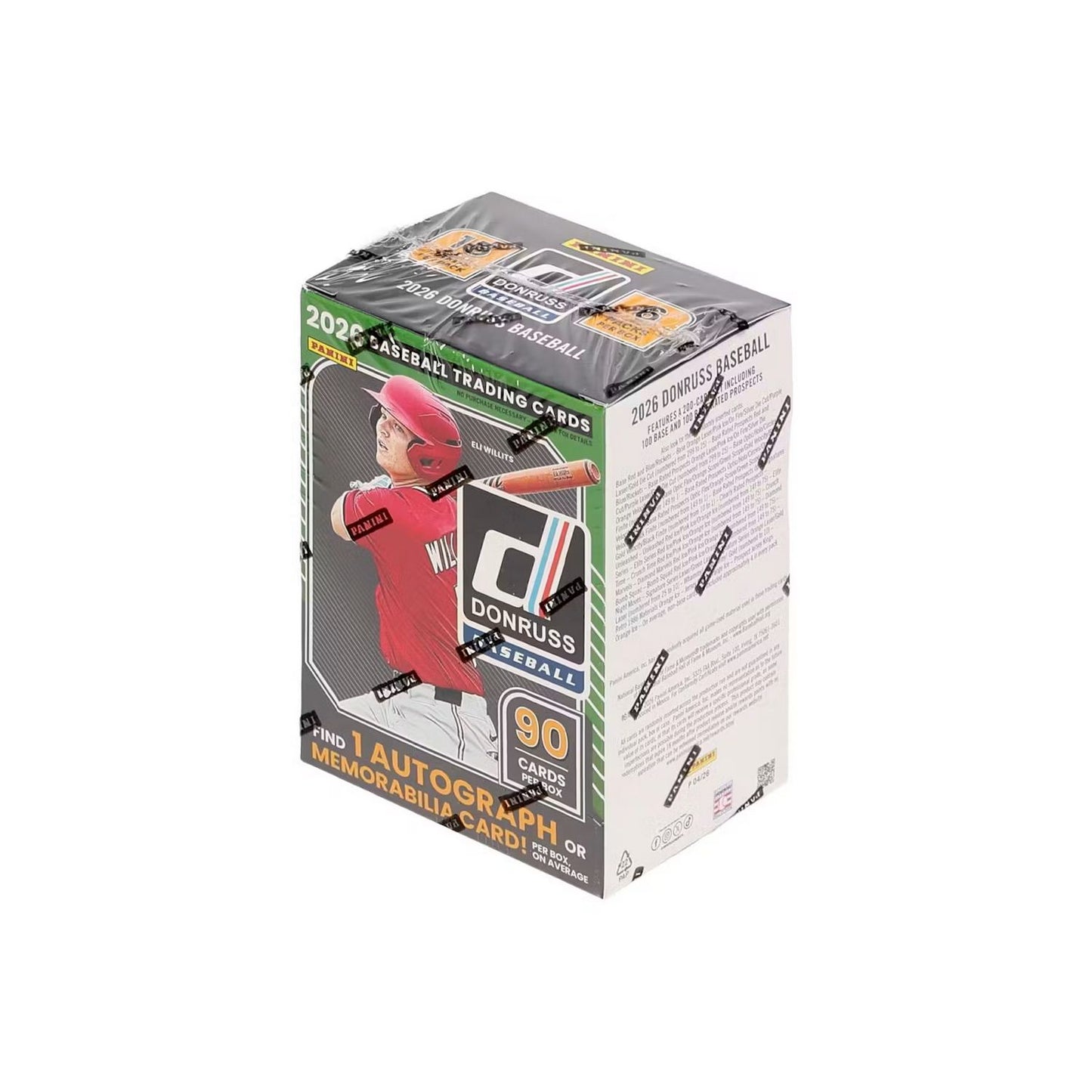 2026 Panini Donruss Baseball Retail Blaster Box (Orange Velocity Parallels)