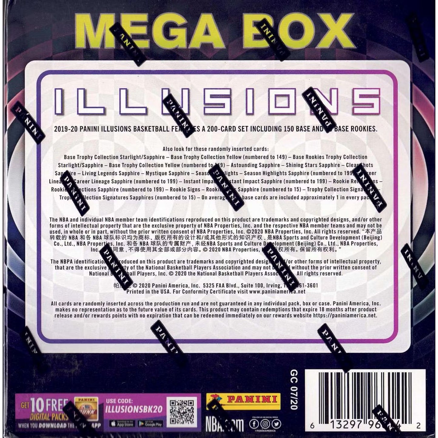 2019-20 Panini Illusions Basketball Mega Box