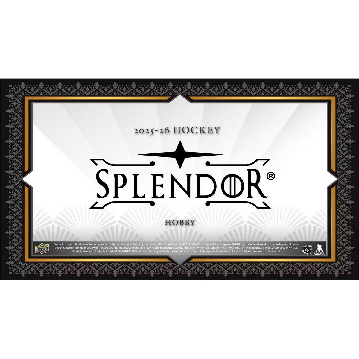 2025-26 Upper Deck Splendor Hockey Hobby Box *Contact Us To Order*