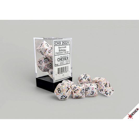 Chessex: Speckled Birthday Polyhedral 7-Dice Set