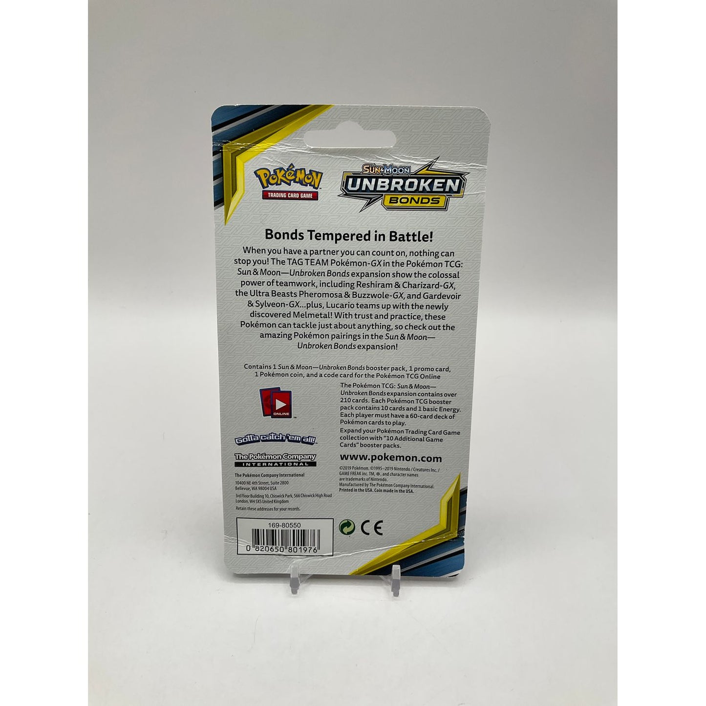 Pokemon: Unbroken Bonds Checklane Blister [Eevee Promo] #1 *See Pictures for Condition*