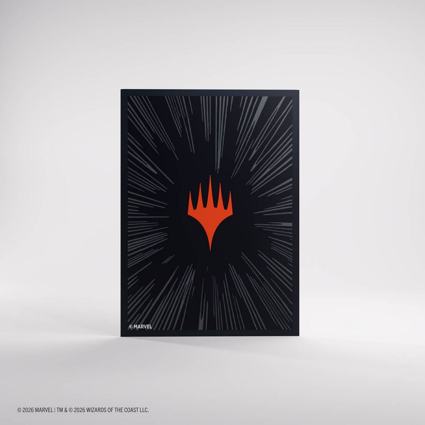 Gamegenic: Magic the Gathering | Marvel Super Heroes Premium Double Sleeving Pack 100 (Comic Burst Black)