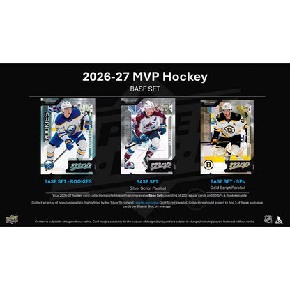 2026-27 Upper Deck MVP Hockey Retail Box