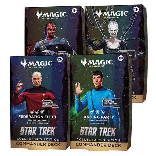 Magic the Gathering: Star Trek Collector's Edition Commander Deck (Set of 4) *Expected Release Date 11-13-2026*
