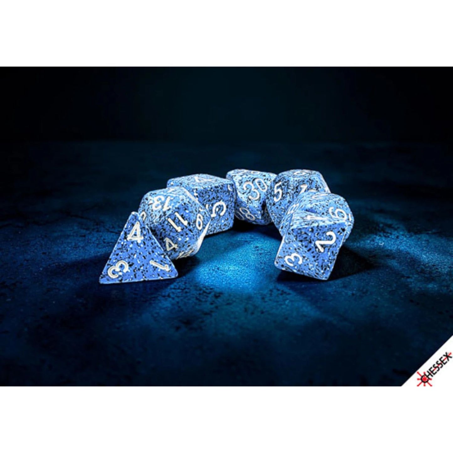 Chessex: Speckled Ocean Stone Polyhedral 7-Dice Set
