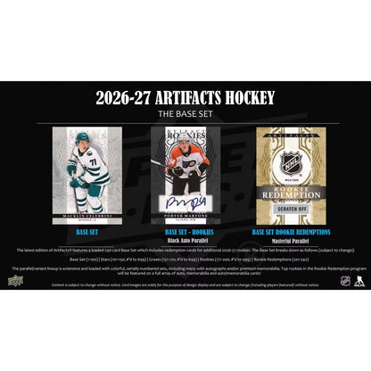 2026-27 Upper Deck Artifacts Hockey Hobby Box *Contact Us To Order*