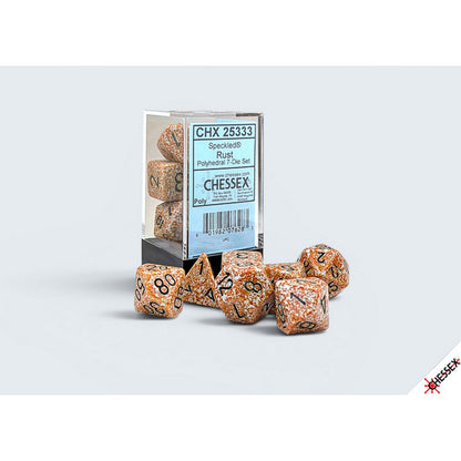 Chessex: Speckled Rust Polyhedral 7-Dice Set