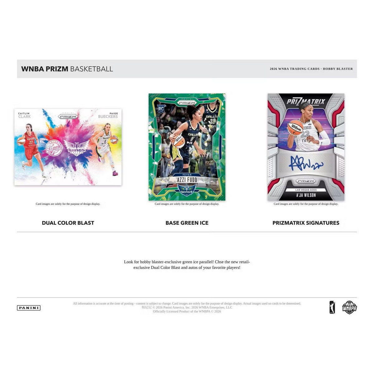 2026 Panini Prizm WNBA Basketball Hobby Blaster Box