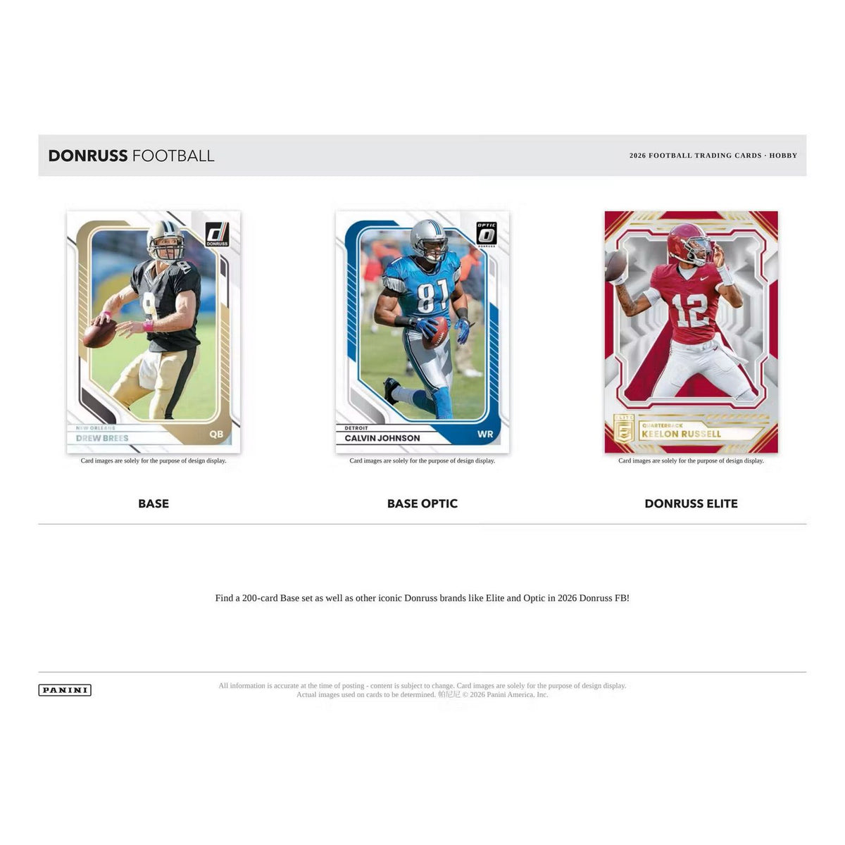 2026 Panini Donruss Football Hobby Box