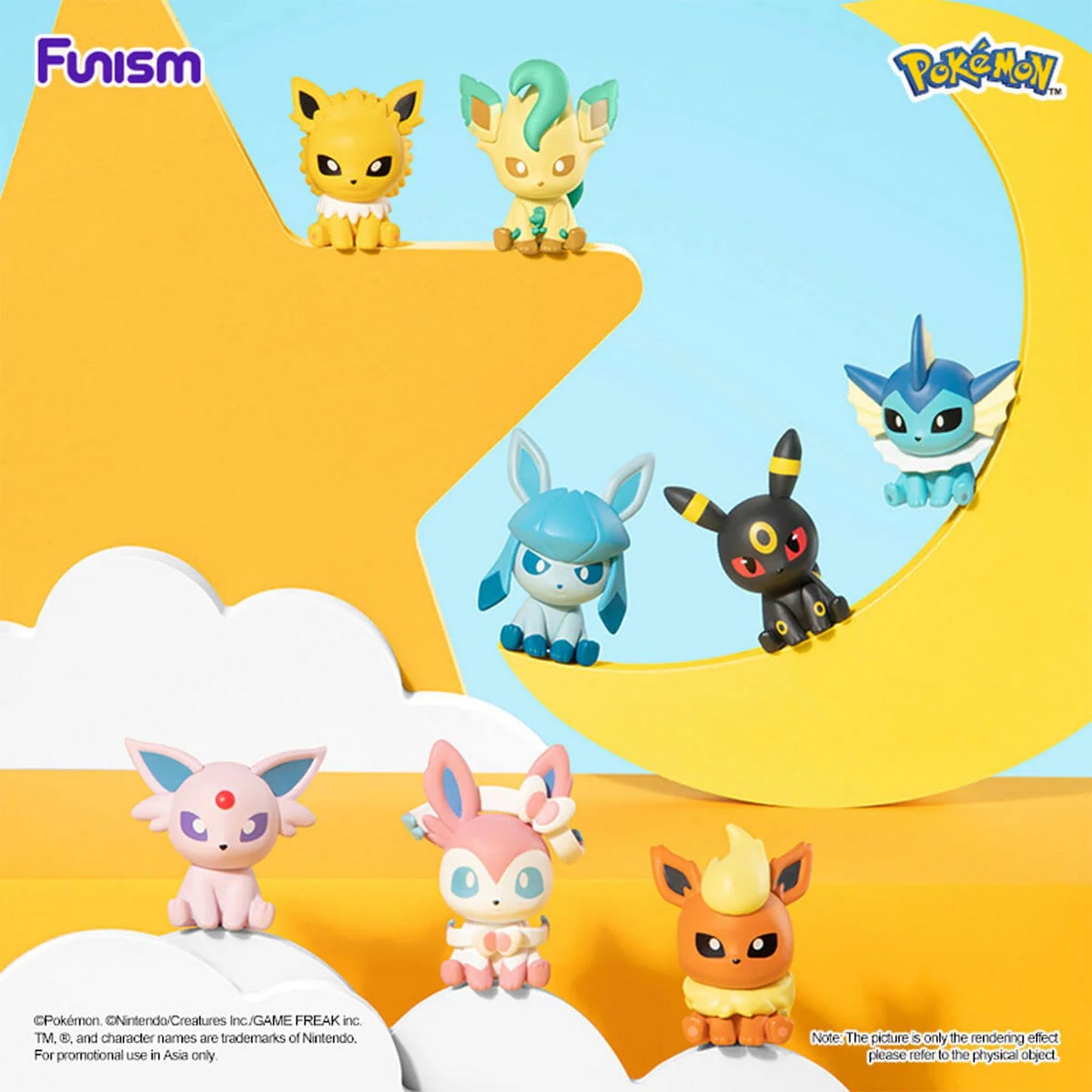 Funism Pokemon Palmsize Wonders Series 2 Figures