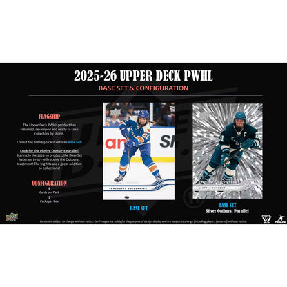 2025-26 Upper Deck PWHL Professional Women's Hockey League Blaster Box