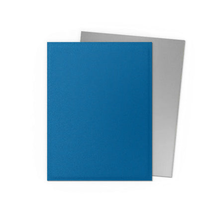 Dragon Shield: 100ct Dual Matte Sleeves - Cobalt & Silver
