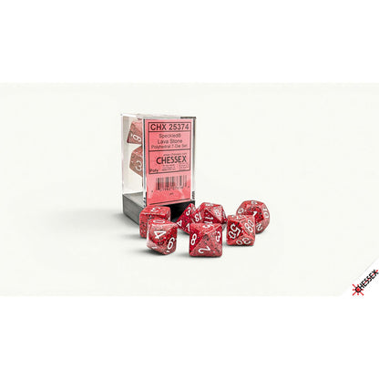 Chessex: Speckled Lava Stone Polyhedral 7-Dice Set