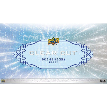 2025-26 Upper Deck Clear Cut Hockey Hobby Box *Contact Us To Order*
