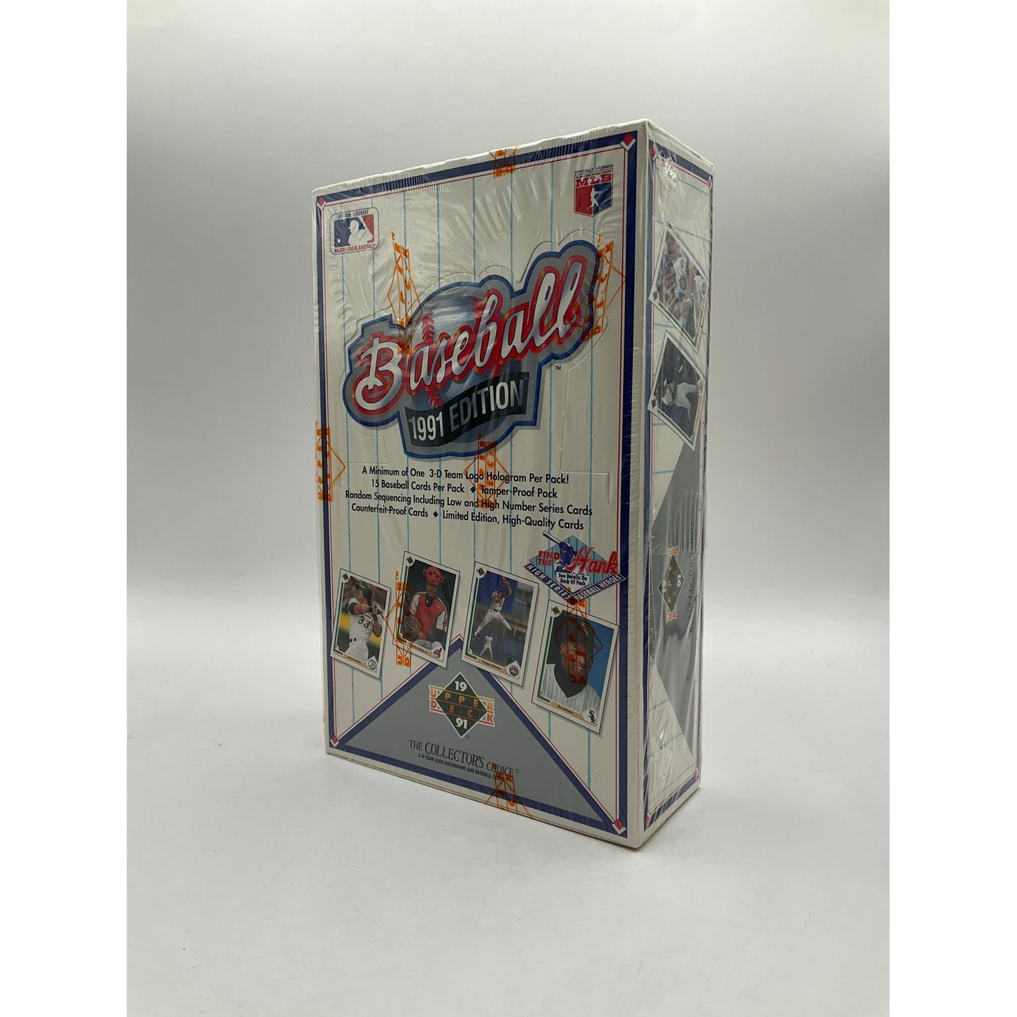1991 Upper Deck High Series Baseball Hobby Box (Find the "Hank")