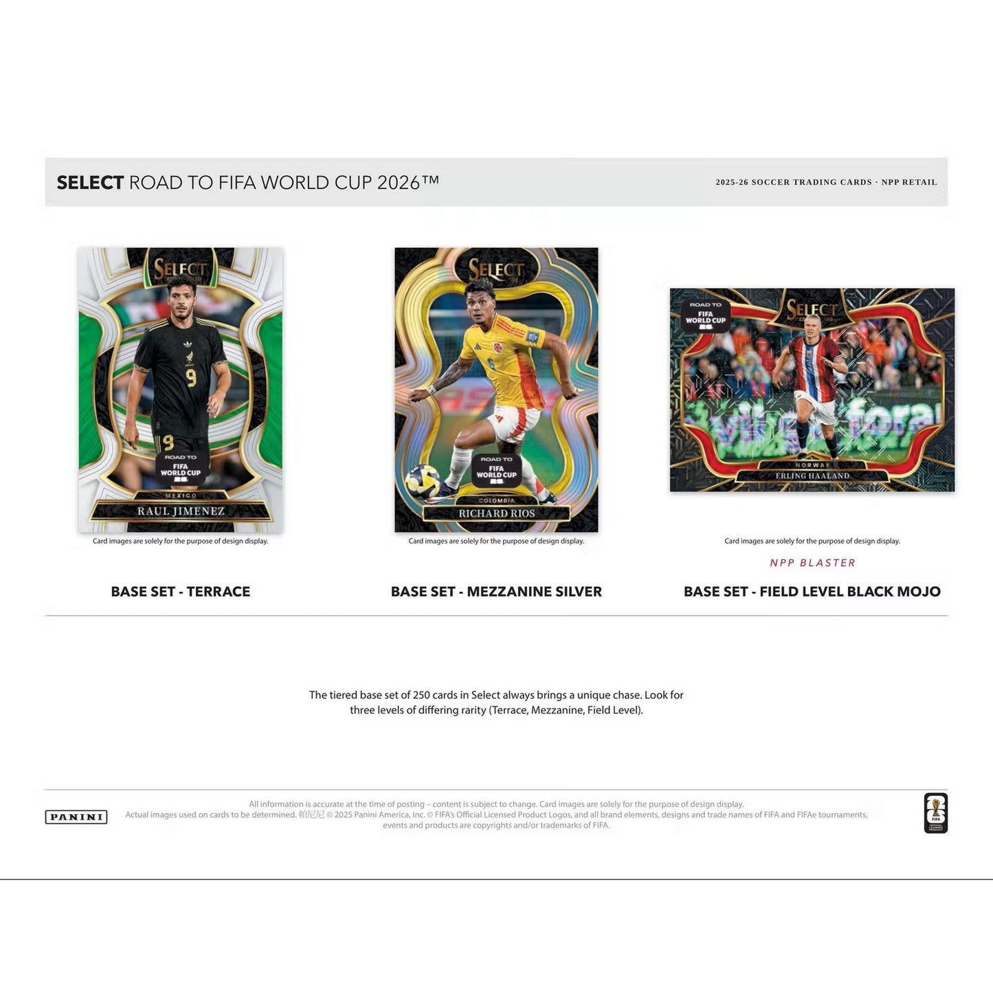 2025-26 Panini Select Road to FIFA World Cup Soccer Blaster Box