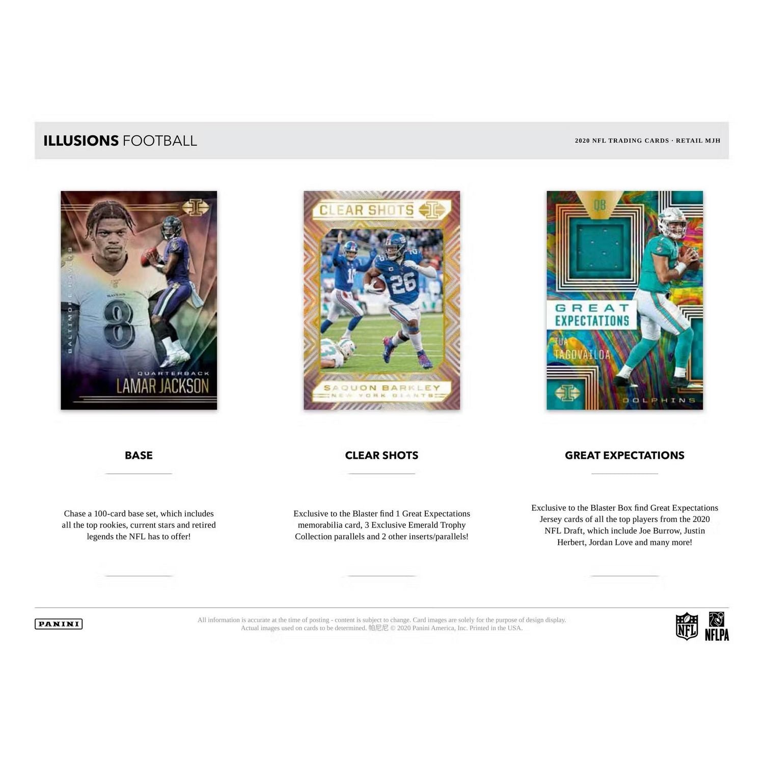 2020 Panini Illusions Football Blaster Box、Football、kayou