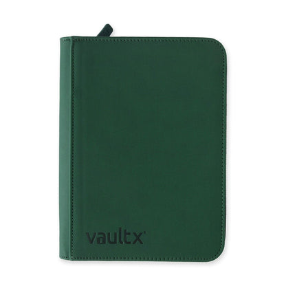 Vault X 4-Pocket Exo-Tec Zip Binder (Forest Green)