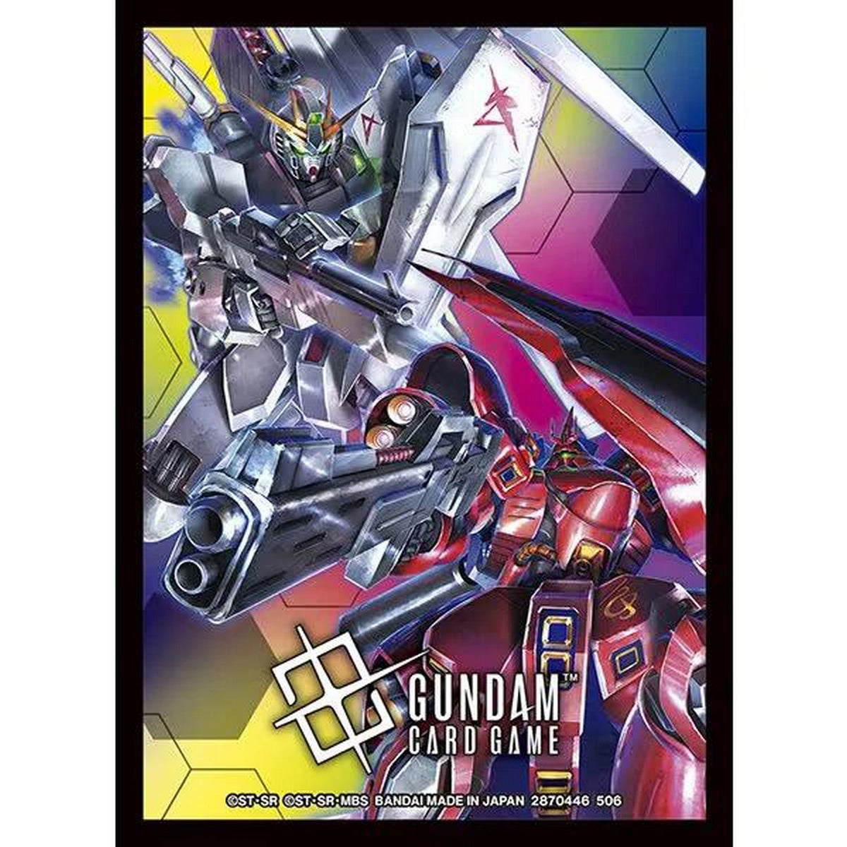 Gundam TCG: Official Card Sleeves 70ct (Nu Gundam / Sazabi)