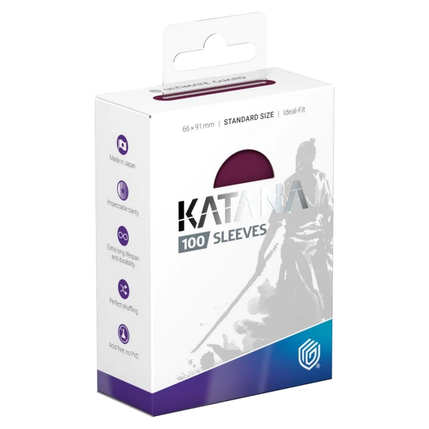 Ultimate Guard: Katana Standard-Sized Sleeves 100ct (Radiant Plum)