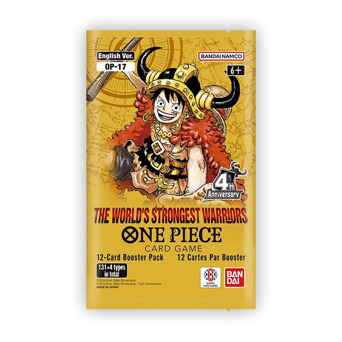 One Piece TCG: The World's Strongest Warriors Booster Box [OP-17] *Releases 08-21-2026*