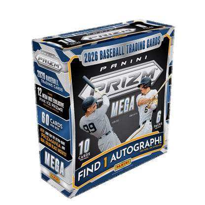 2026 Panini Prizm Baseball Mega Box (Pink Ice Prizms!)