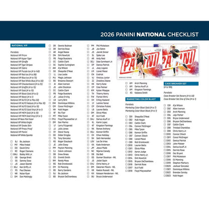 2026 Panini National VIP Exclusive Silver Pack