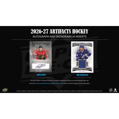 2026-27 Upper Deck Artifacts Hockey Blaster Box
