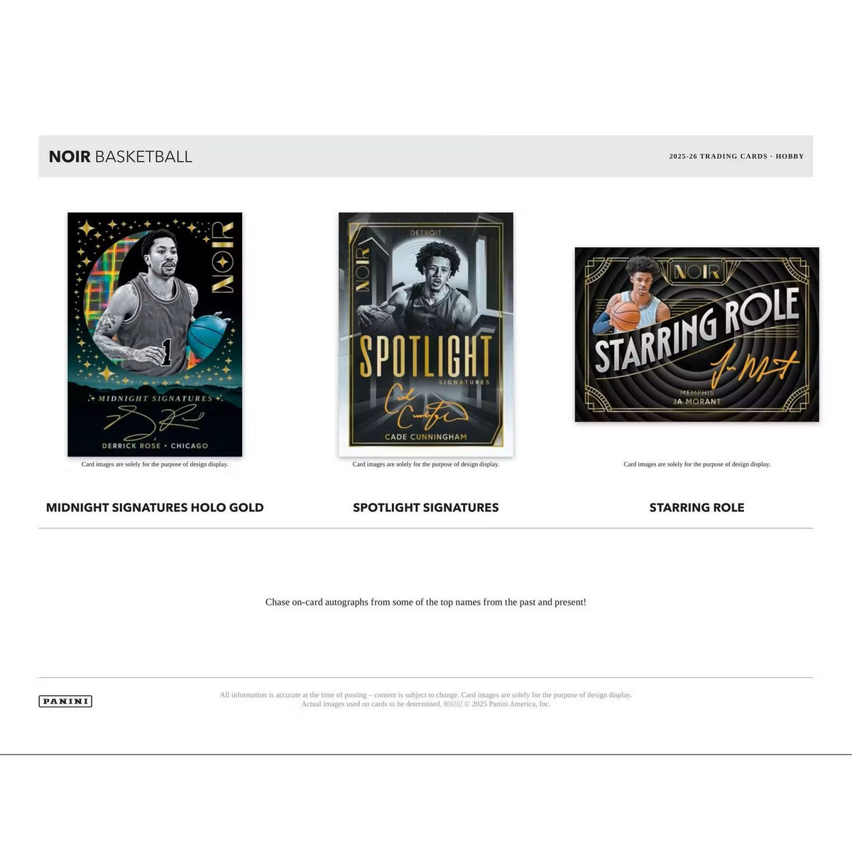 2025-26 Panini Noir Basketball Hobby 4-Box Case
