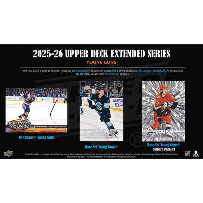 2025-26 Upper Deck Extended Series Hockey Blaster Box