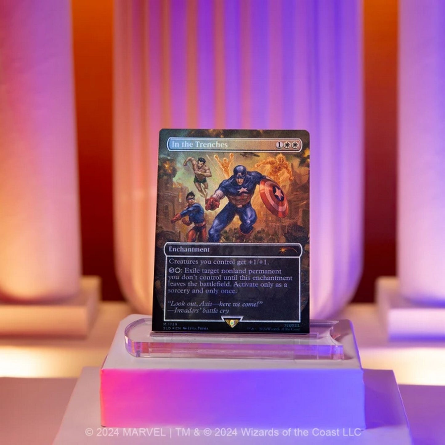 Magic the Gathering: Marvel Captain America Secret Lair Drop Series Rainbow Foil Edition
