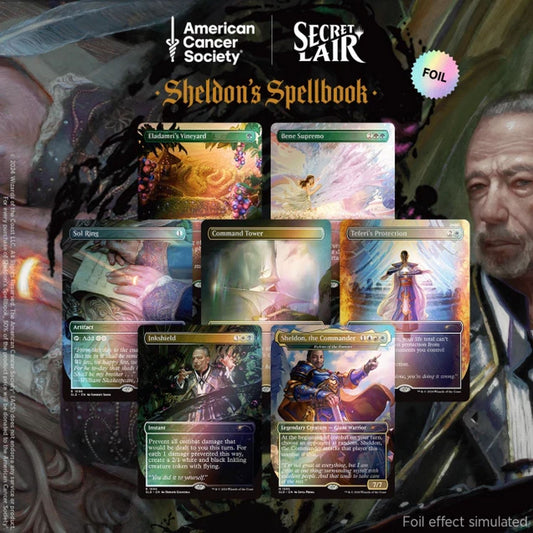 Magic the Gathering: Secret Lair - Sheldon's Spellbook [Rainbow Foil Edition]