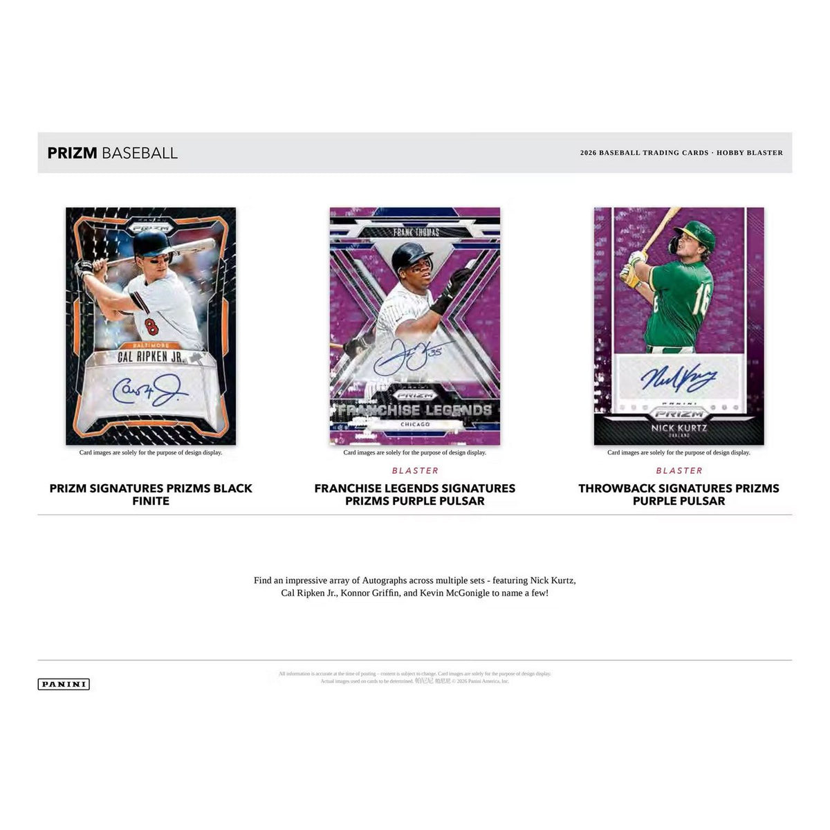 2026 Panini Prizm Baseball Hobby Blaster Box