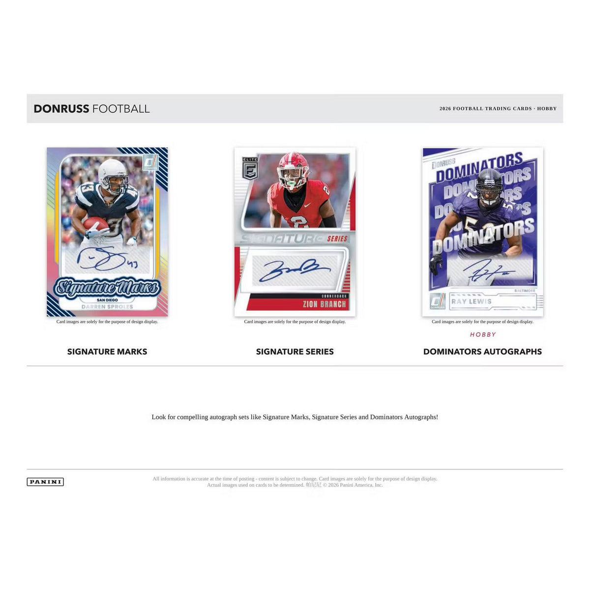 2026 Panini Donruss Football Hobby Box