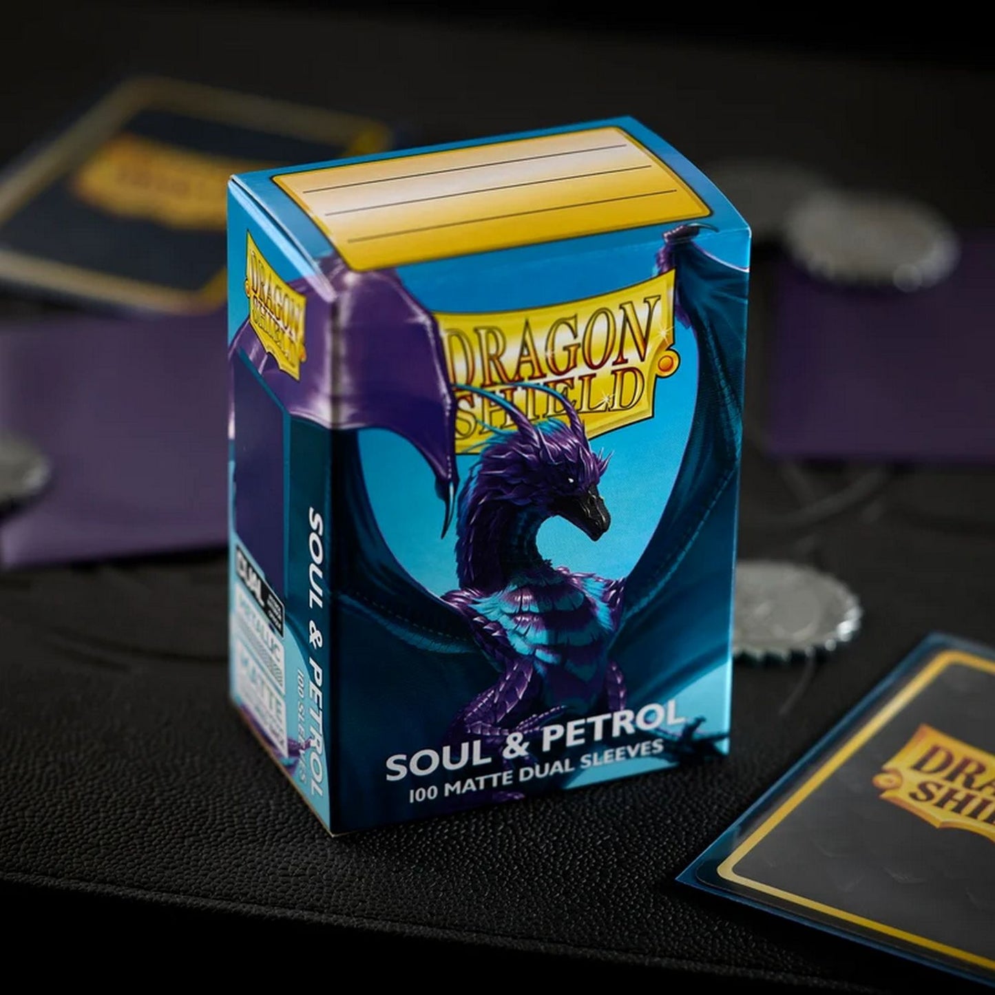 Dragon Shield 100ct Dual Matte Sleeves - Soul & Petrol