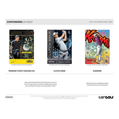 2026 Panini Contenders LIV Golf Hobby Box
