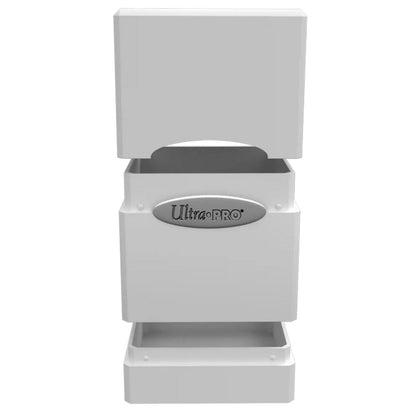 Ultra Pro Deck Box: Satin Tower (Arctic White)