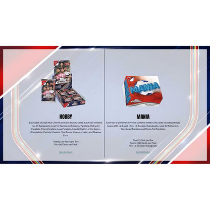 2026 Topps MLS Major League Soccer Chrome Blaster Box