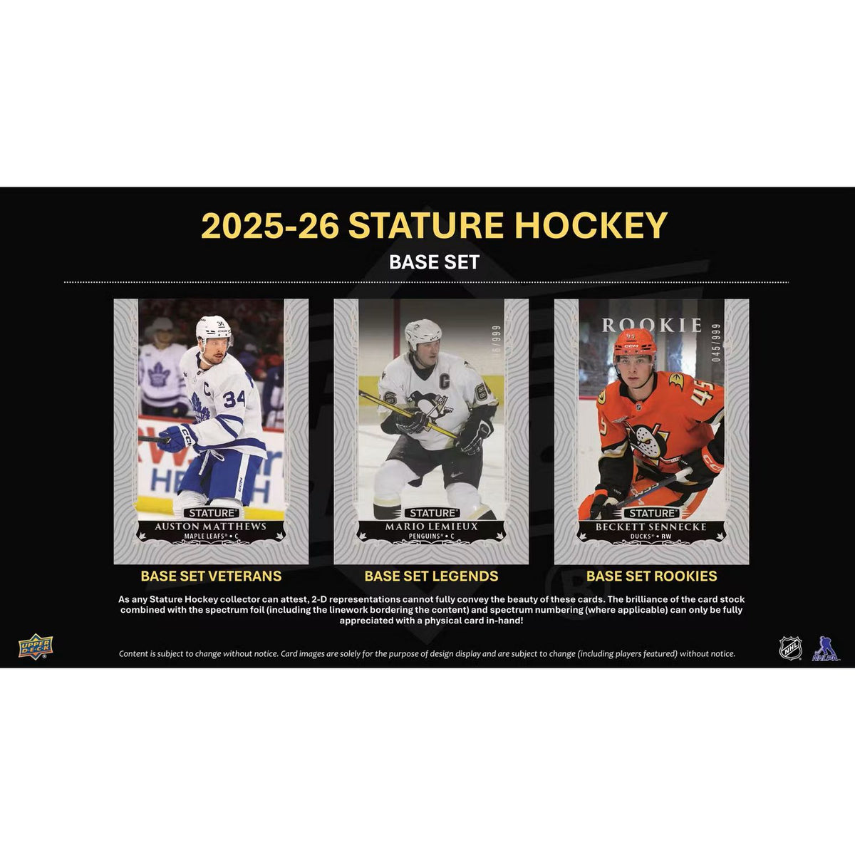 2025-26 Upper Deck Stature Hockey Hobby Box *Contact Us To Order*